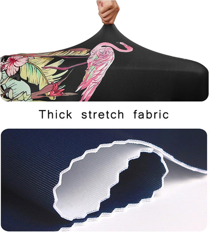 WUJIAONIAO Travel Luggage Cover Baggage Suitcase Cover Protector Skins 18-32 Inch (Flamingo A23, L (for 25-28 inch luggage))