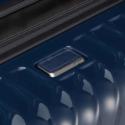 TUMI - 19 Degree Medium Checked Luggage 4 Wheeled Packing Case - Hard Shell Suitcase - 26.0" X 17.5" X 10.0" - Navy
