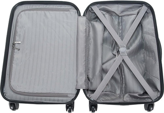 Kenneth Cole REACTION Out of Bounds Lightweight Hardshell 4-Wheel Spinner Luggage, Rose Gold, 20-Inch Carry On