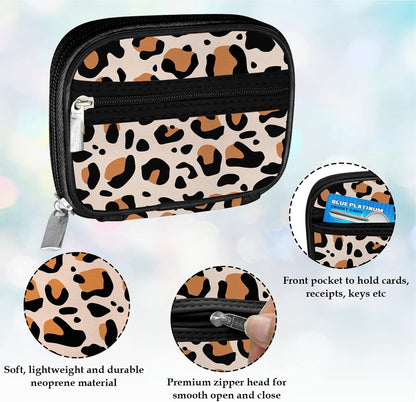 Serfeymi Weekly Travel Pill Organizer Pill Case for Purse with Removable 7 Day Pill Box, Fashionable Travel Medicine Organizer Pill Container for Medicine, Vitamin, Supplement - Brown 02 + Pill Box