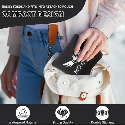 MOYAQI Stroller Travel Bag for Airplane, Gate Check Bag Backpack with Durable Nylon,Adjustable Carry Straps,Infant Carriers & Booster Seats (Black)
