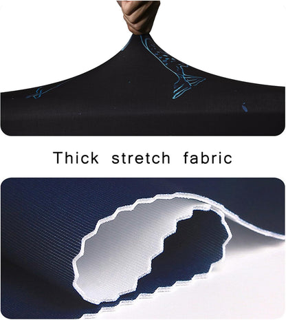 WUJIAONIAO Travel Luggage Cover Baggage Suitcase Cover Protector Skins 18-32 Inch (dolphin, S (for 18-20 inch luggage))