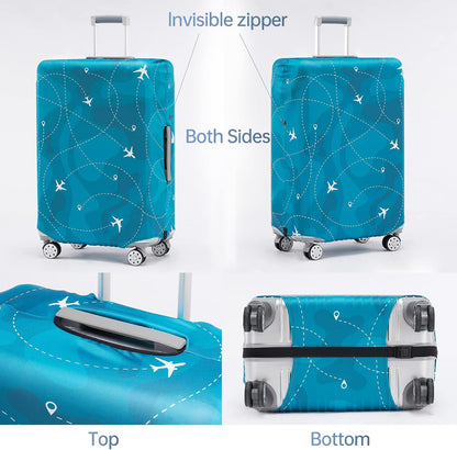 Travelkin Luggage Cover Washable Suitcase Cover Suitcase Protector Anti-scratch Suitcase cover Fits 18-32 Inch Luggage(XL for 29-32 Inch Luggage)