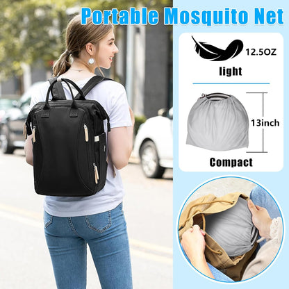 Large Pop Up Mosquito Tent, Portable Foldable Mosquito Net for Camping Bed Travel Patio (78 * 30 * 24inch)
