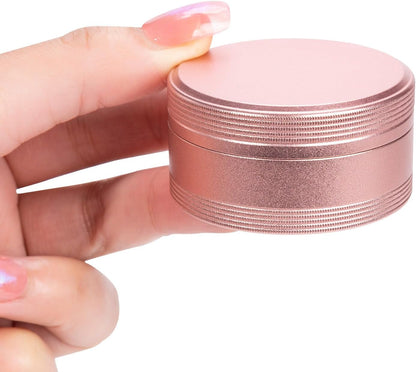 Metal Pill Container Pill Case - Waterproof Pill Box for Daily Travel, Single Pill Hplder for Pocket Purse, Portable Medicine Organizer, Ideal for Medication Fish Oils, Unique Gift Pink