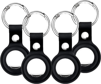 Key Finder, Bluetooth Tracker Tag, Works with Find My (iOS Only),Sound Location, Key Locator Tracker for Luggage, Suitcase, Wallet, Pet, Kid 4 Pack