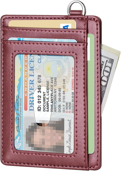 FurArt Slim Minimalist Wallet, Front Pocket Wallets, RFID Blocking, Credit Card Holder for Men & Women