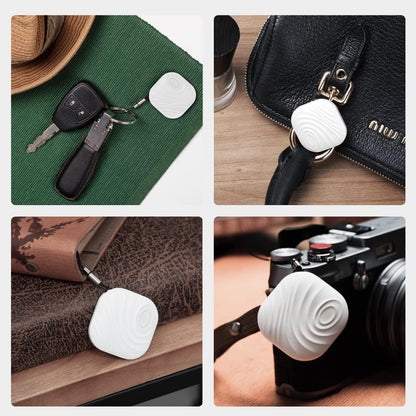 Key Finder, Bluetooth Tracker Item Locator with Key Chain for Keys Pet Wallets or Backpacks and Tablets, Batteries Include (Gray, 1 Pack)