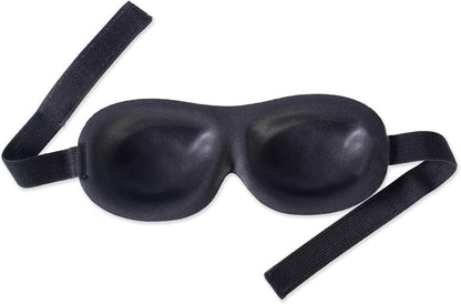 Bucky Ultralight & Comfortable Contoured Sleep Eye Mask, Gold Eyelash, One Size,5824