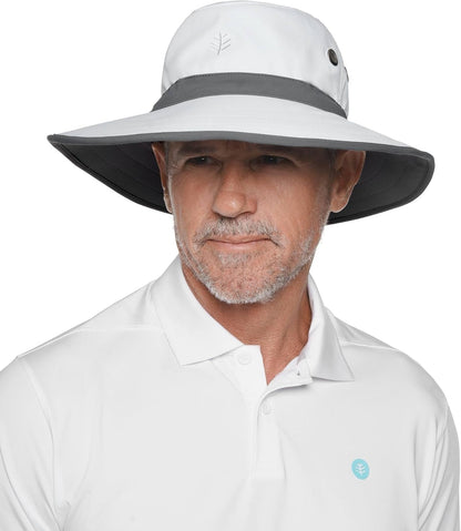 Coolibar UPF 50+ Men's Women's Matchplay Golf Hat - Sun Protective