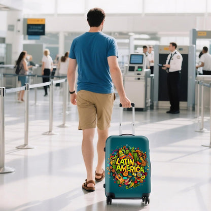 WUJIAONIAO Travel Luggage Cover Baggage Suitcase Cover Protector Skins 18-32 Inch (US-Area, S (for 18-20 inch luggage))