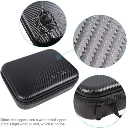 SUREWO Hard Case for GoPro,Surface-Waterproof Carrying Case Compatible with GoPro Hero 13/12/11/10/9/8/7/(2018)/6/5 Black,DJI Osmo Action,AKASO/Campark and More (Medium)