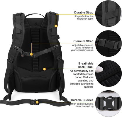 Mardingtop 35L Molle Tactical Military Backpack for Men，Cordura Backpack for Hiking,Camping,Survival