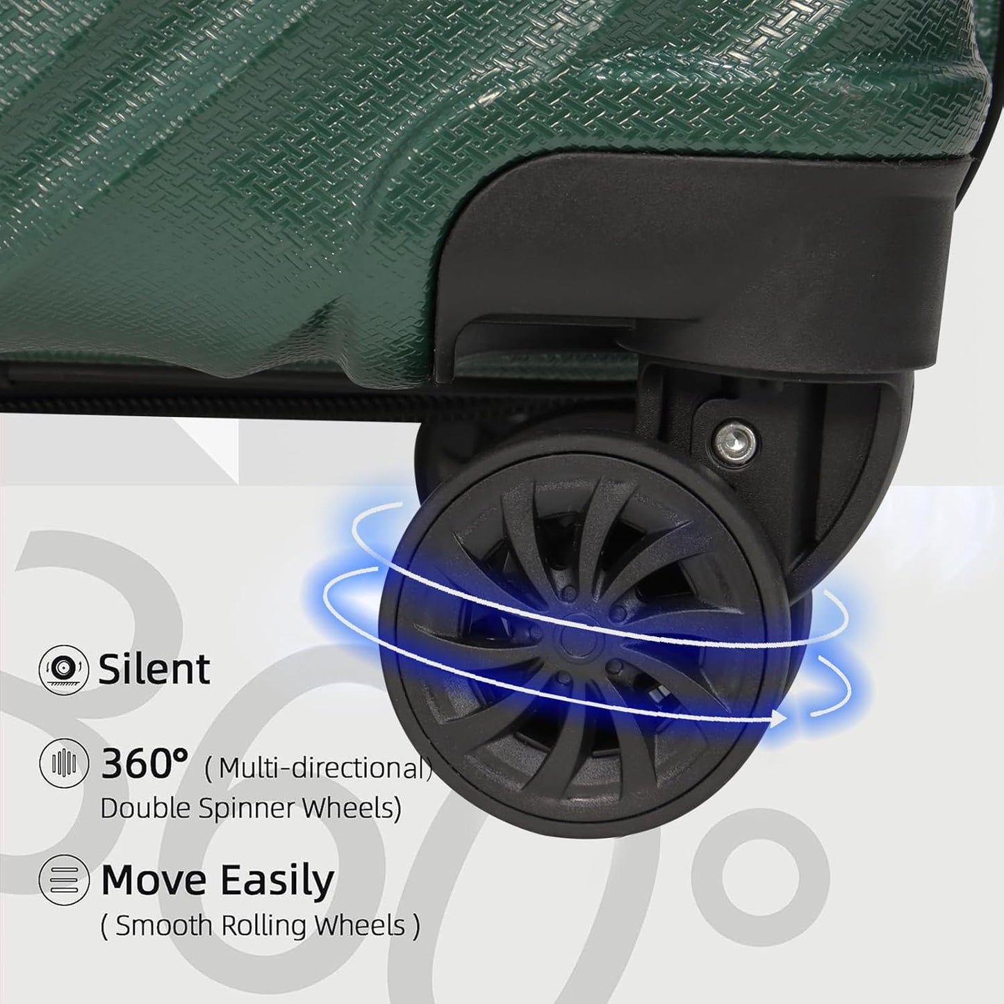 Luggage Sets Suitcases with Wheels Suitcase set Hardshell Luggage sets Clearance Luggage sets with TSA Lock 20/24/28 Inch Luggage Lightweight Suitcases with Wheels (Jasper)