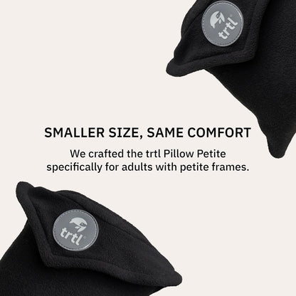 trtl Pillow Petite - Small Travel Pillow with Built-in Head and Neck Support - Comfortable Plane Neck Pillow for Traveling - Compact and Machine-Washable