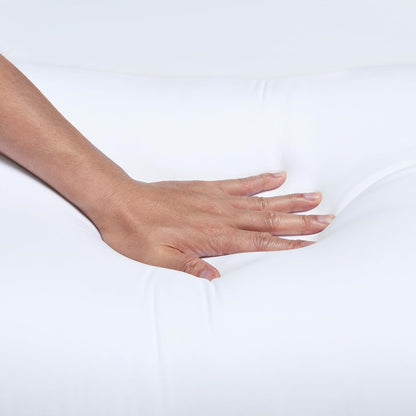 Amazon Basics Down-Alternative Pillows for Stomach and Back Sleepers, Soft Density, 20 x 36 inches, 2-Pack, White