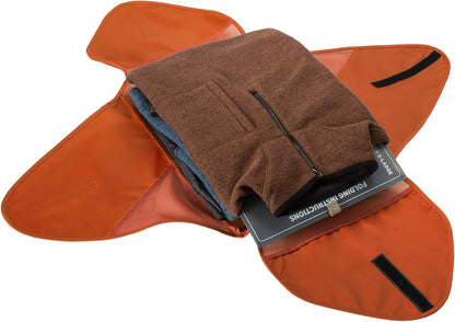 Eagle Creek Pack-It Original Garment Folder - Travel Garment Bag with Compression Wings to Maximize Luggage Space - Convenient Top Handle - Quick Drying Material - Mandarin - X Large