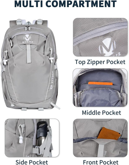 Hiking Backpack 40L Lightweight Waterproof Daypack for Men Women Outdoor Camping Mountaineering Trekking Travel Bag