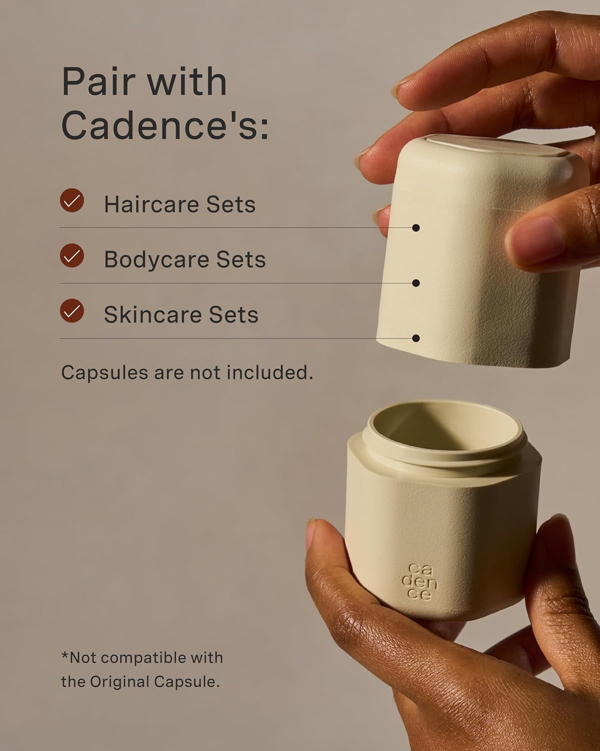 Cadence Extender - Add On to Any Flex Magnetic Containers with Lids,Extension to Travel Bottles for Toiletries - Carry On Travel Essentials For Women/Men - Adds Additional 1.43 fl oz - 3pk, Petal