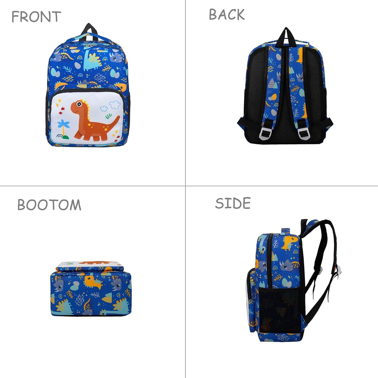 POWOFUN13 inch Kids Toddler Preschool Travel Backpack Cute Cartoon Backpack For Girls Boys Baby