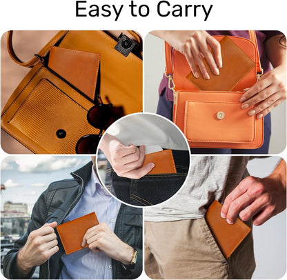 HIFA Personalized Leather Passport Holder, Handmade Passport Cover with Card and Ticket Slot - Genuine Leather, Elegant Design, Easy Access - Passport Case, Passport Wallet, Passport Holder