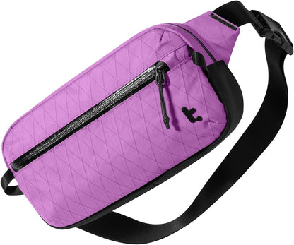 tomtoc 3.5L X-Pac Sling Bag with RFID Blocking, Crossbody Bag Minimalist Chest Shoulder Pack for Men/Women, Water-resistant Lightweight Casual Funny Pack for Travel/Daily Commute