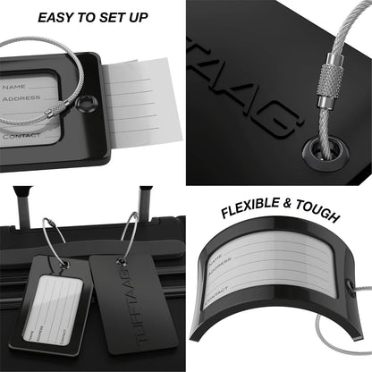 Luggage Tags TUFFTAAG, Business Card Holder, Suitcase Labels, Travel Accessories
