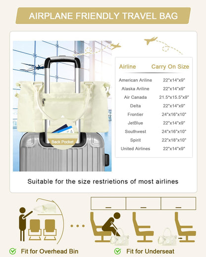 Initial Travel Duffel Bag Sports Gym Bag for Kids Teen Birthday Gifts,Beige Personalized Weekender Bag Carry On Dance Bags for Women Men,Waterproof Monogram Overnight Bag with Trolley Sleeve(Letter G)