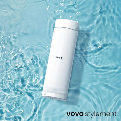 VOVO Go Portable Electric Bidet for Travel - 2 Adjustable Pressure Settings, Compact Handheld Bidet, Ideal for Personal Hygiene & Postpartum Care, Lightweight & Leak-Proof Design - 140ml, White