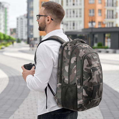 Backpack for Men Women, School Backpacks for Teen Boys, Business Anti Theft Sturdy Travel Laptop Backpack with USB Charging Port, Water Resistant 15.6 Inch Computer Bag Gift