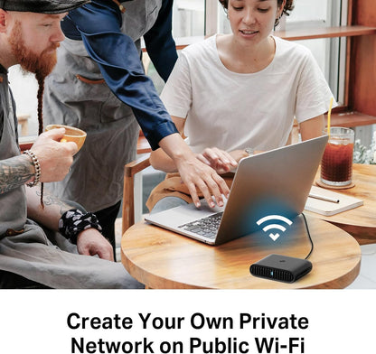 TP-Link Dual-Band Wi-Fi 6 AX3000 Travel Router TL-WR3002X | Multi-Gig Portable | OpenVPN, WireGuard | Easy Public WiFi Sharing | Hotel/Cruise/Travel Approved | Phone WiFi Tether | USB 3.0 | Multi-Mode