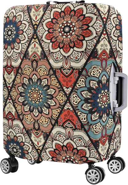 7-Mi Travel Trolley Case Cover Protector Suitcase Cover 22"-24" Trolley case Luggage Storage Covers for Men Women, Retro