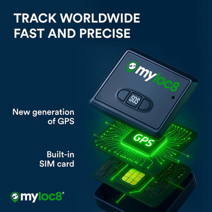 GPS Tracker for Vehicles with Magnet – 4G LTE Real-Time Location Device with App, Long Life Battery – Anti-Theft GPS Tracker for Car, Motorcycle, Scooter, Bike - (12-Mo Subscription Included)