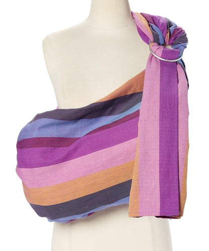 Hip Baby Wrap Ring Sling Baby Carrier for Infants and Toddlers - Beautiful, 100% Soft Cotton Baby Wraps Carrier for Babies 8-35 lbs - Perfect Baby Shower Gifts Moms and Dads - Nursing Cover (Spring)