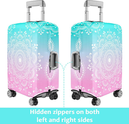 Luggage Cover for Suitcase Elastic Suitcase Cover Protector, Carry On Luggage Sleeve Anti Scratch Travel Essentials Suitcase Protector Fits 27-29