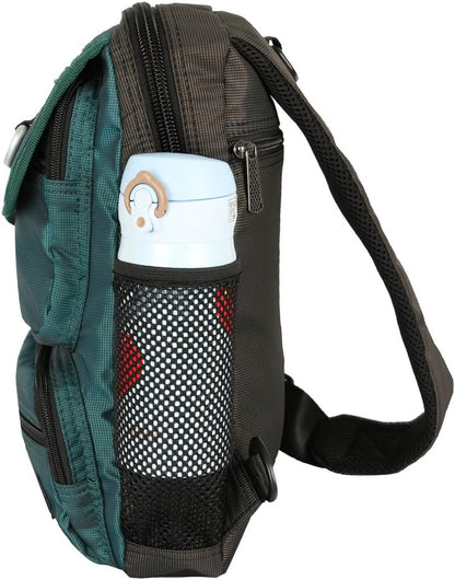 Sling Bag Chest Shoulder Backpack Crossbody Multipurpose Daypack For Men Women Blue