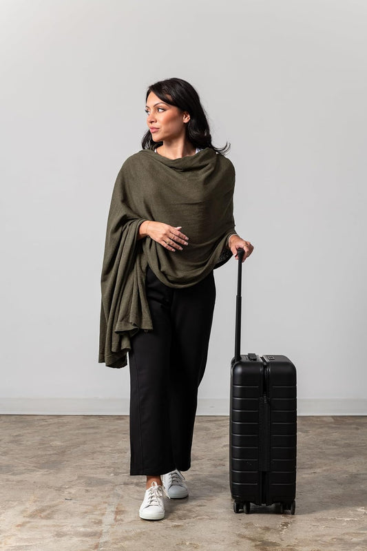 zestt Dreamsoft Travel Scarf, Wrap and Shawl for Women, Organic Cotton