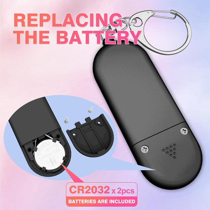 Personal Safety Alarm for Women - 130dB Self Defense Keychains Siren Whistle, Replaceable Battery with SOS LED Strobe Light - Emergency Security Safe Protection Devices for Kids Elderly