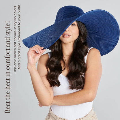 San Diego Hat Company Women's Ultrabraid X-Large Brim Hat, Adjustable Sun Hat with UPF 50+