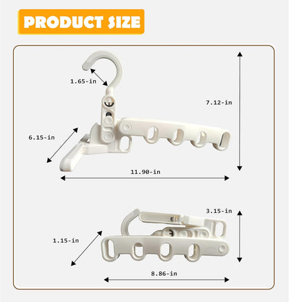 Over The Door Hooks Hanger,Foldable Portable Folding Hangers,Hanging Rack,Clips,Essentials for Cruise,Vacation,Camping,RV,Road Trip,Hotel,Business Travel, Student Apartment (Pink Box)