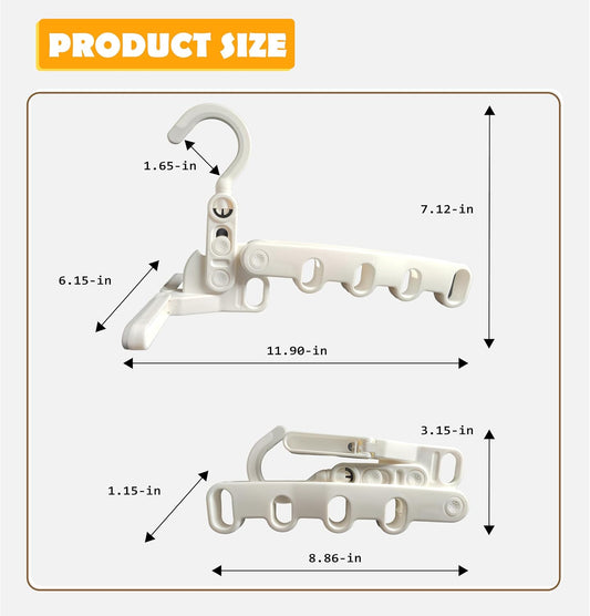 Over The Door Hooks Hanger,Foldable Portable Folding Hangers,Hanging Rack,Clips,Essentials for Cruise,Vacation,Camping,RV,Road Trip,Hotel,Business Travel, Student Apartment (Pink Box)