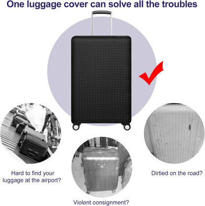7-Mi Travel Luggage Protector Suitcase Cover 22"-24" Suitcase Dust Cover Size M