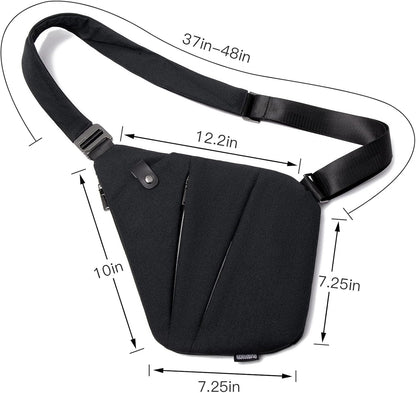 weiatas Sling Bag Chest Shoulder Backpack Crossbody Bags for Men Women Travel Outdoors