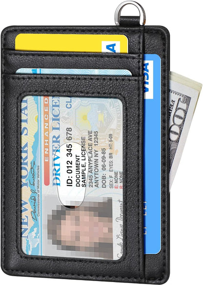 FurArt Slim Minimalist Wallet, Front Pocket Wallets, RFID Blocking, Credit Card Holder for Men & Women