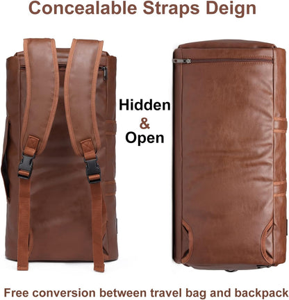 seyfocnia Convertible Travel Garment Bag,Carry on Garment Duffel Bag for Men Women - 2 in 1 Hanging Suitcase Suit Business Travel Bag