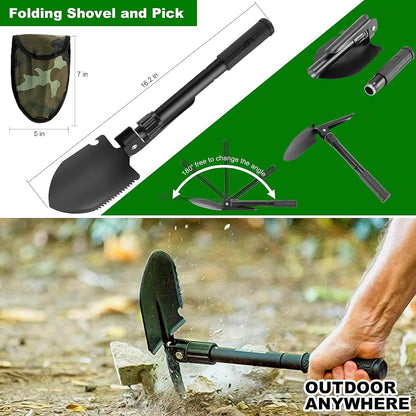 Gift for Father's Day Men Dad Husband,142 Pcs Survival Kit and First Aid Kit, Professional Emergency Kits Survival Gear and Equipment with Molle Pouch, for Men Women Camping Outdoor Adventures