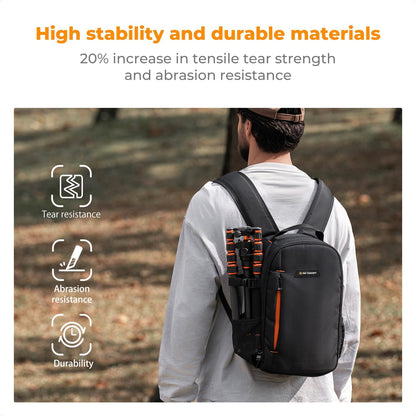 K&F CONCEPT Camera Backpack for Photographers Photography Camera Bag Multi-Functional Camera Bags for Men Women (10L)