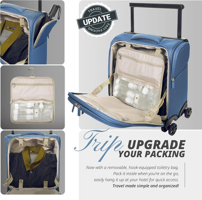 Verage Underseat Carry On Luggage with Spinner Wheels 15 inch Overnight Suitcase Travel Business Bag for Airlines Men Women