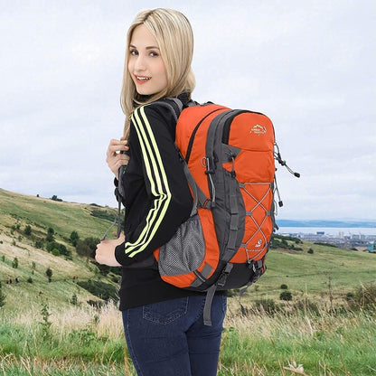 INOXTO lightweight Hiking Backpack 35L/40L Hiking Daypack with Waterproof Rain Cover for Travel Camping Outdoor Men and Women