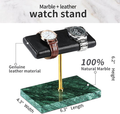 LYS&LYX Watch stand watch display stand watch holder watch Handcrafted watch holder (2--green/glod/black)